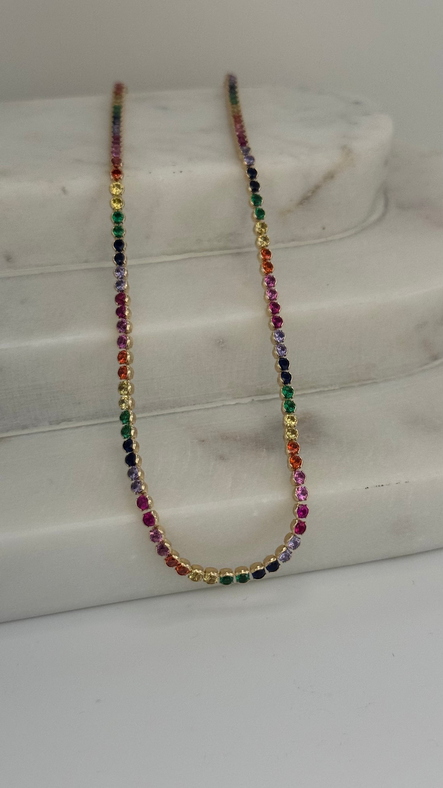 Alina tenis necklace