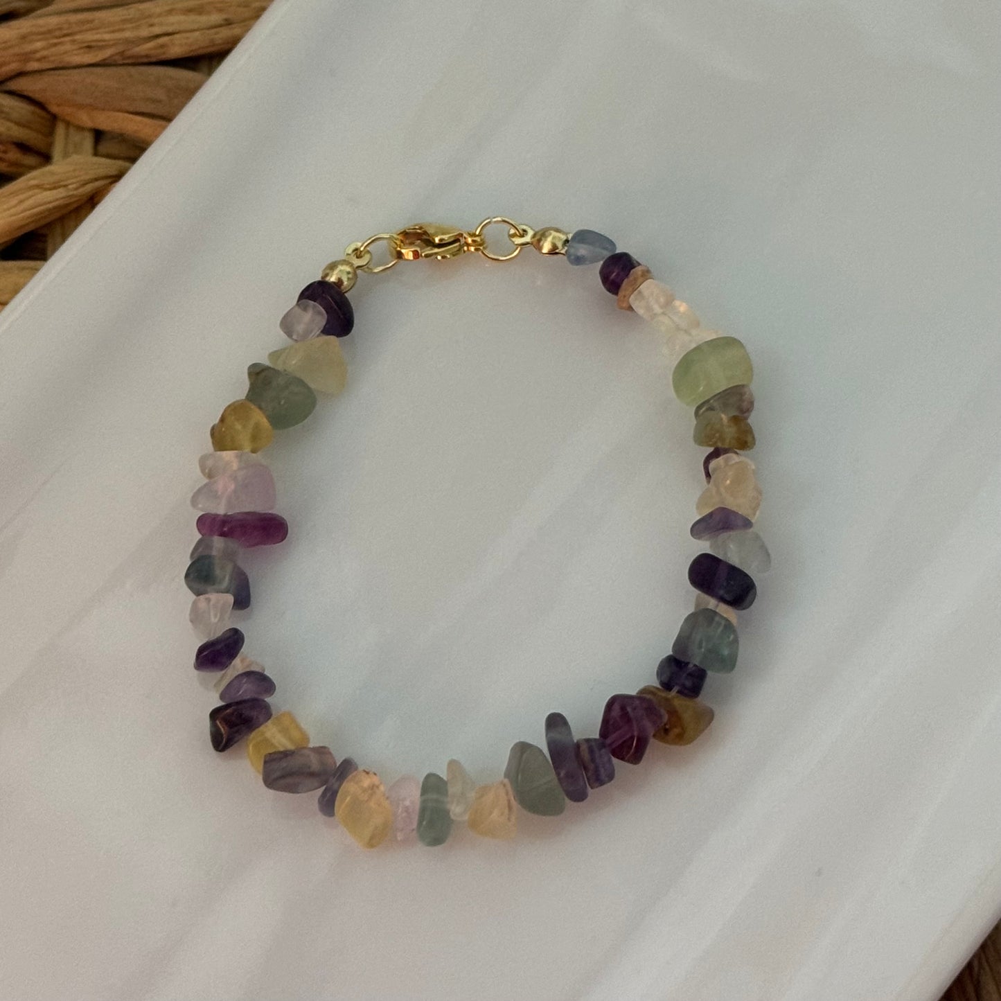 Fluorite bracelet