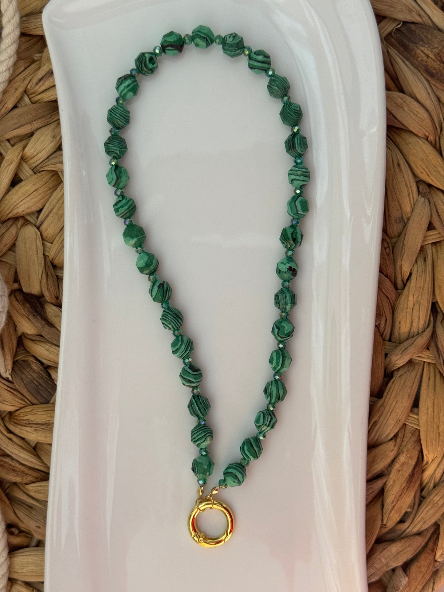 Malaquita necklace