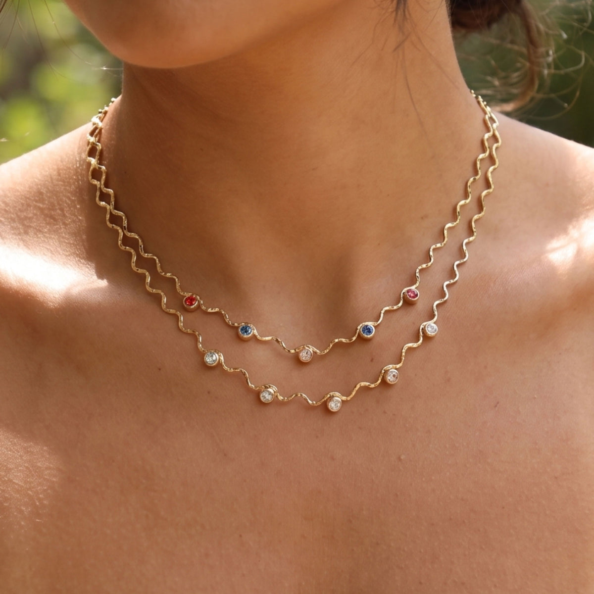 Waves necklace