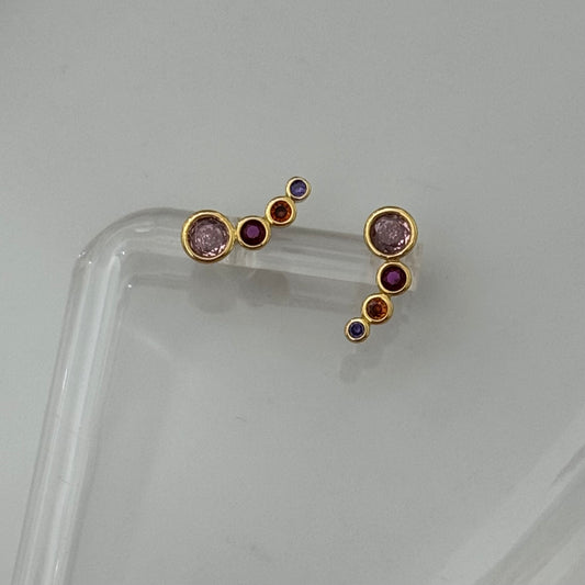 Rosa dots earring