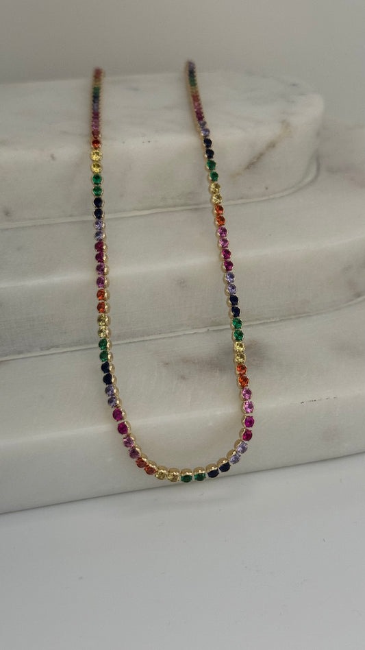 Alina tenis necklace