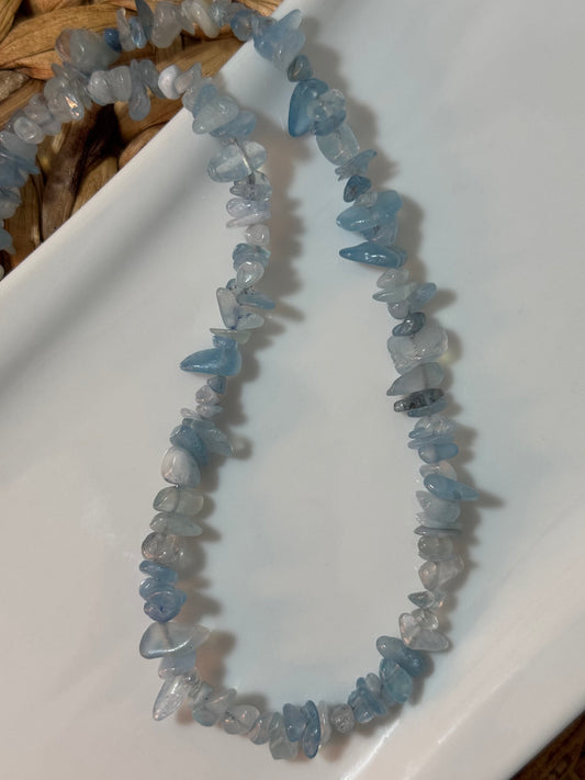 Aguamarine necklace