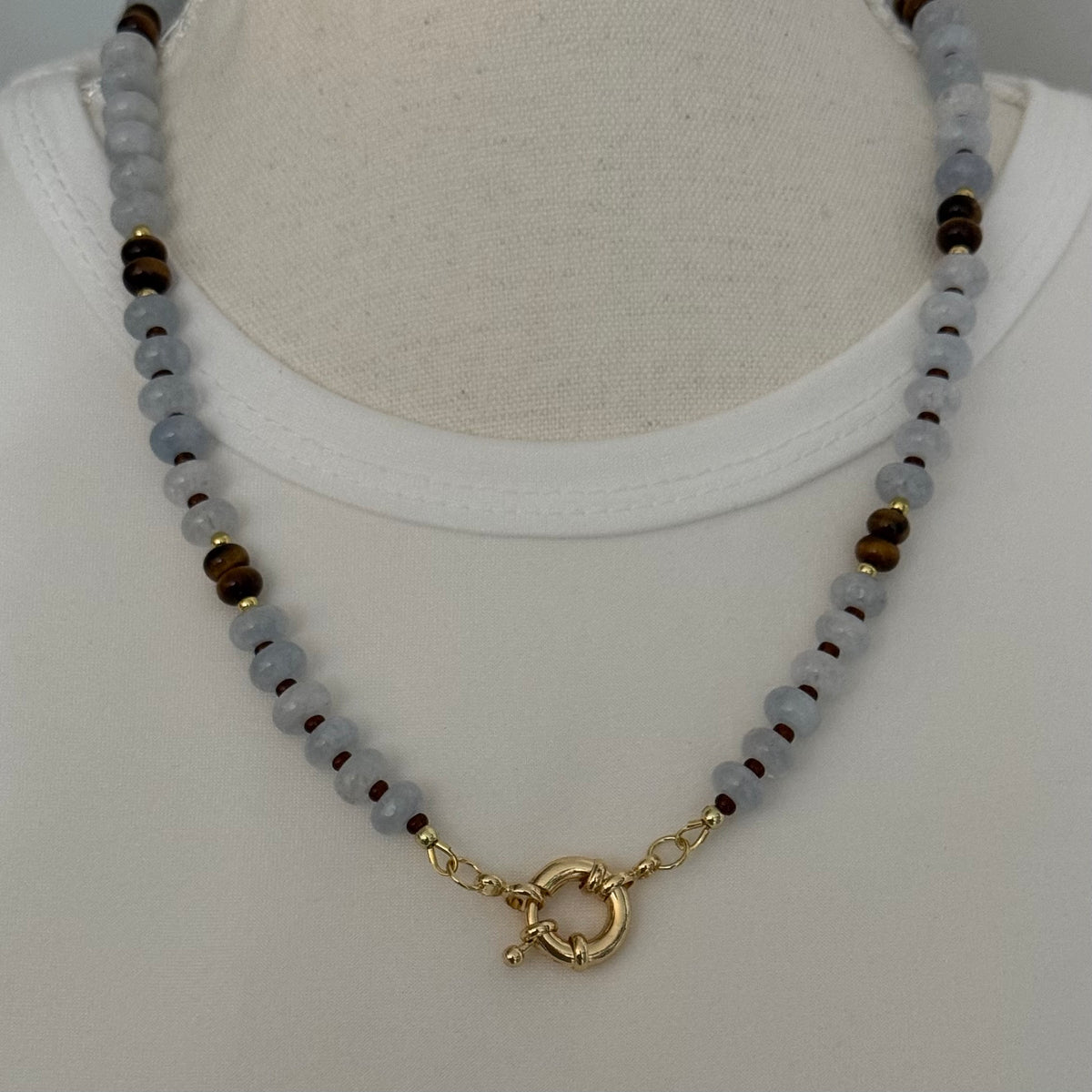 Aquamarine necklace