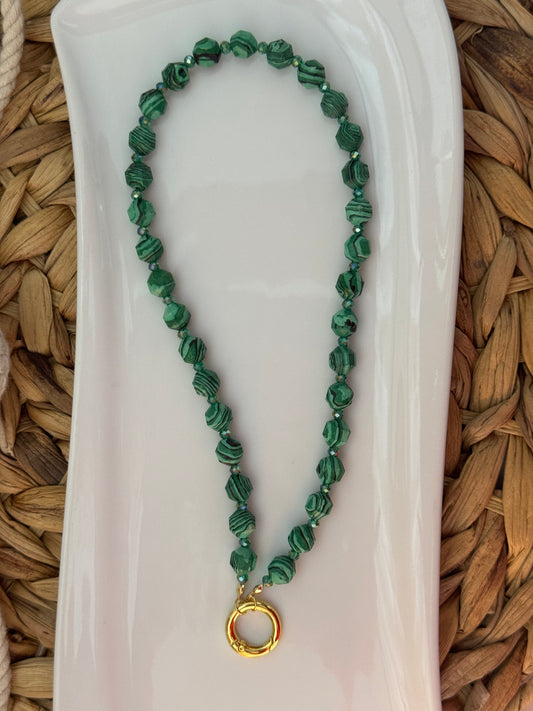 Malaquita necklace