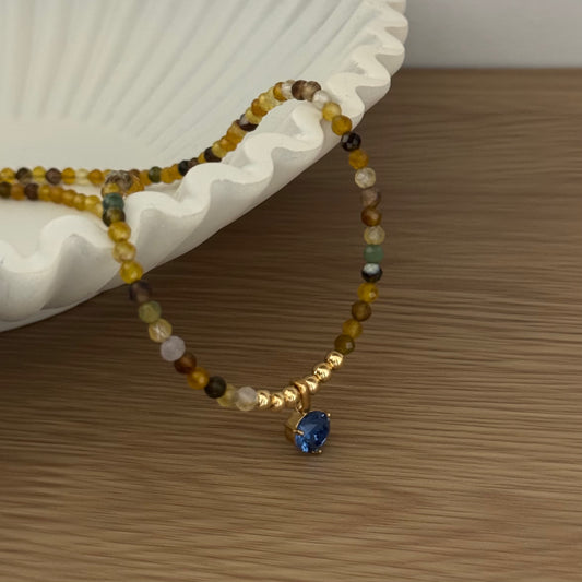 Amber Agate necklace