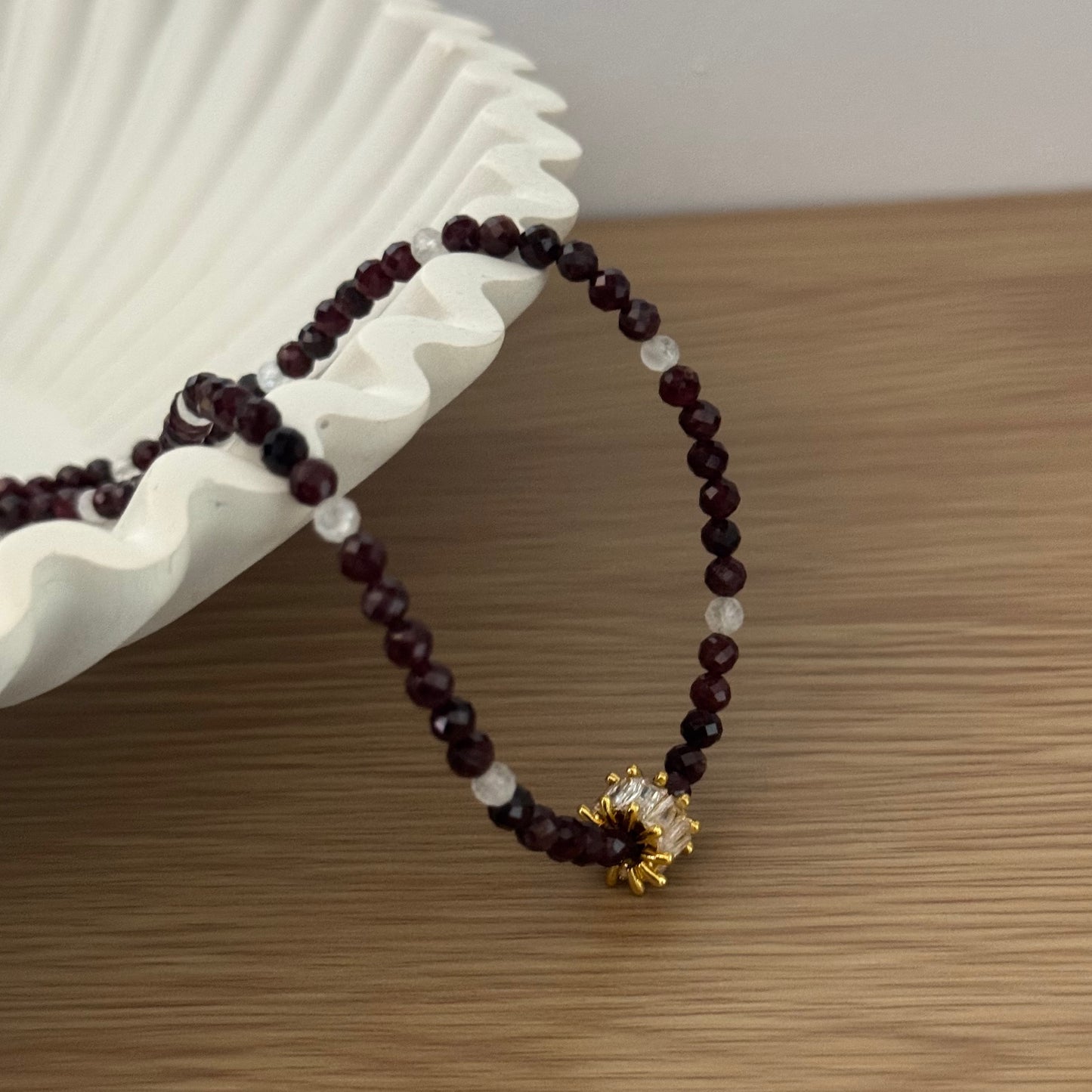 Garnet necklace